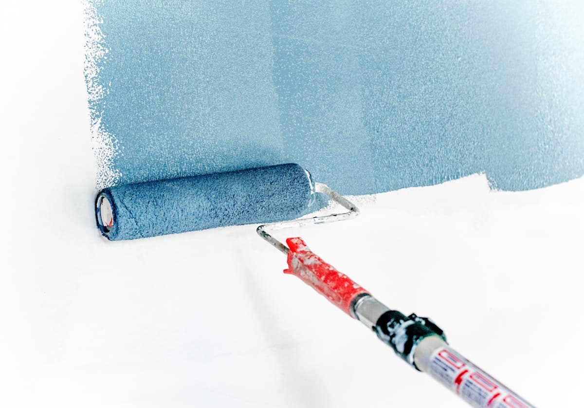 Water-stained interior ceiling showing leak damage before waterproofing repair